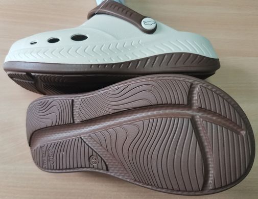 Крокси | Feliz Caminar | Duo Clogs Vanilla Chocolate